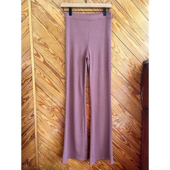 ZARA Ribbed Flared Leg Pant - Picture 3 of 5